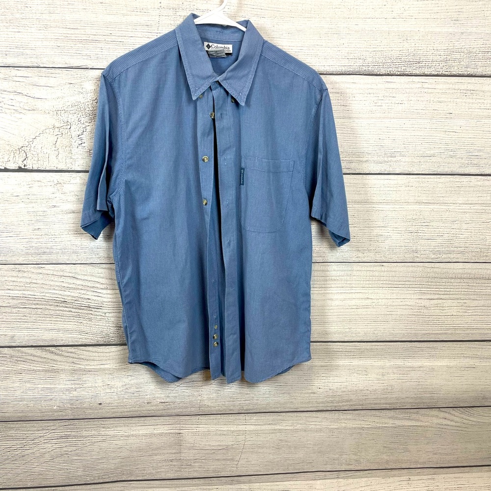 Men’s Shirt by Columbia - Shirt Sleeve Button-Front Size Large